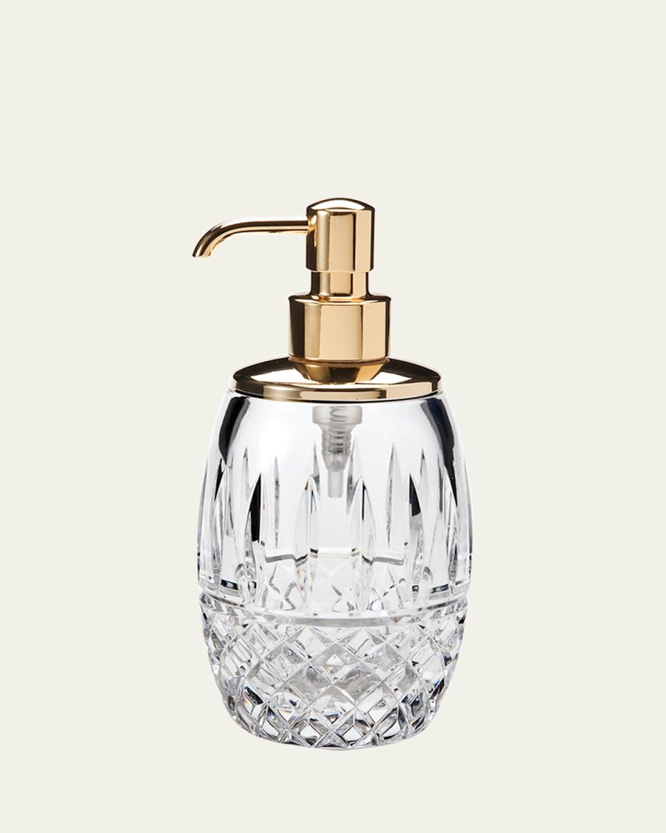 Marie Clear Pump Dispenser, Gold